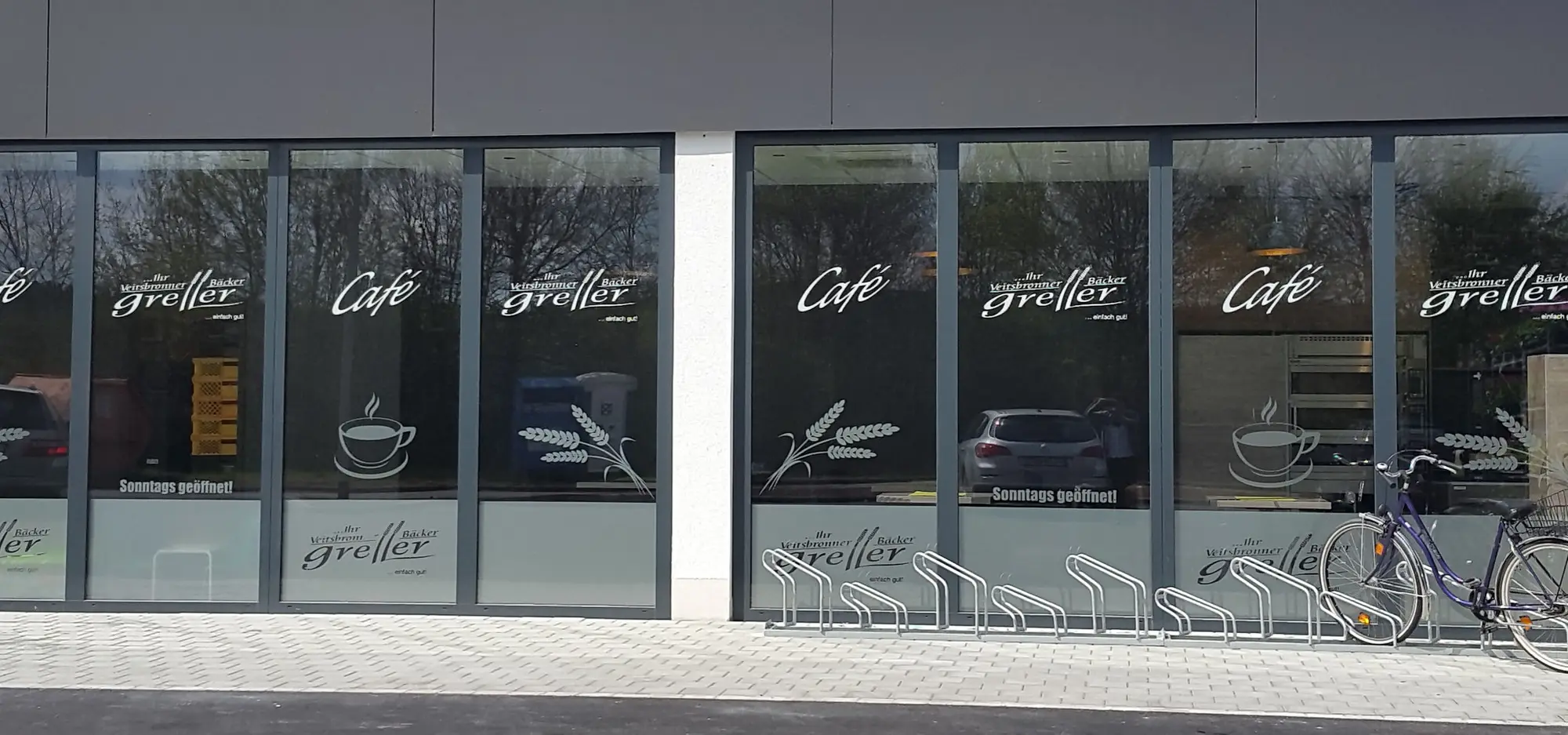 Schaufenster Beschriftung